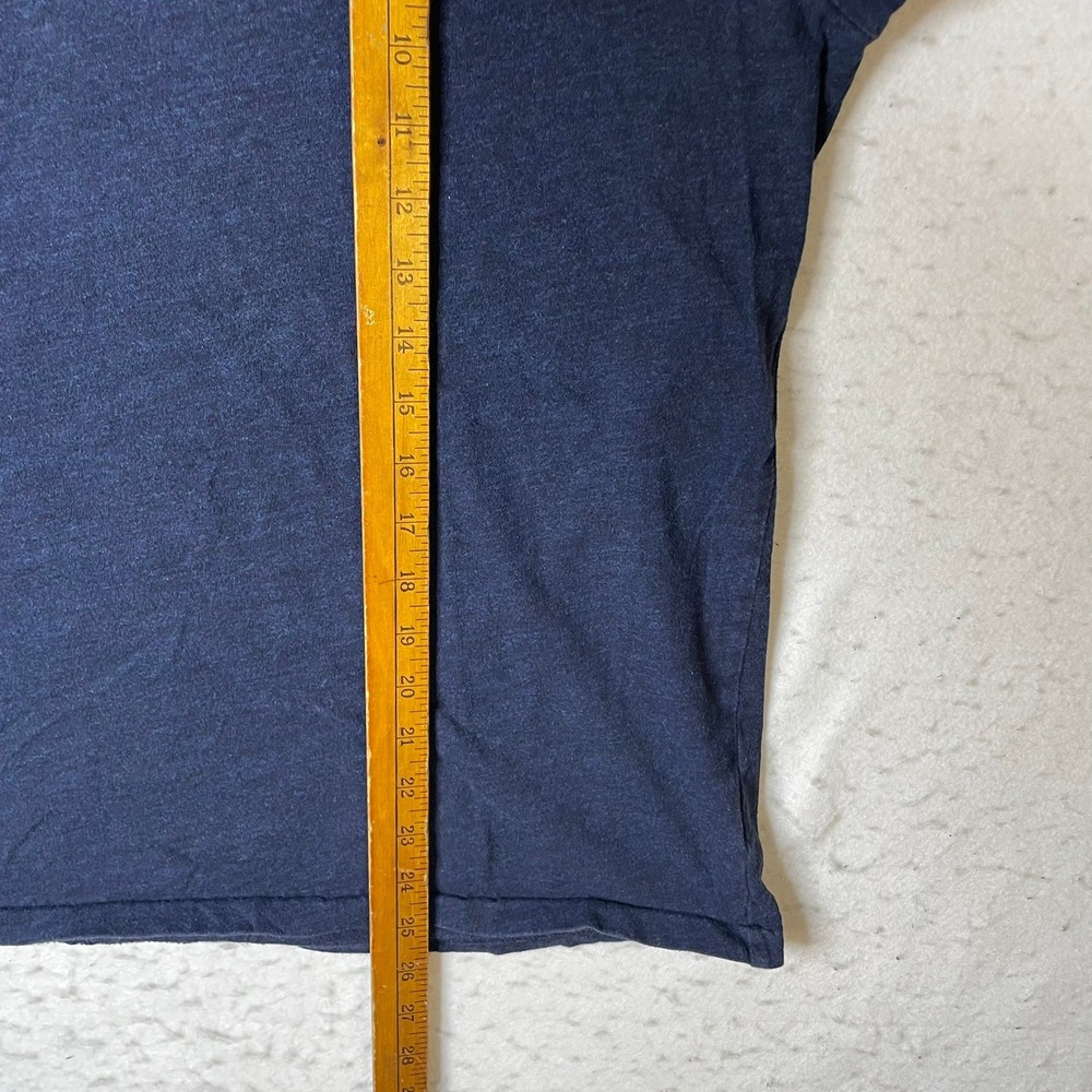Polo Ralph Lauren T-Shirt Mens Large‎ Navy Blue Short Sleeve Pony Logo Crew Neck - Picture 5 of 6